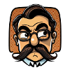 Guy à la moustache