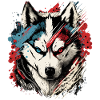 Scary Husky