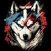 Scary Husky