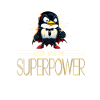 Linux Tux with Sudo Superpower Super-Penguin