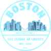 Boston Skyline Cradle of Liberty Badge