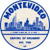 Montevideo Skyline Blue City Seal