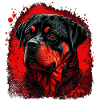 Rottweiler effrayant