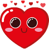 Heart white