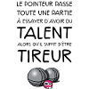 boules tireur dicton