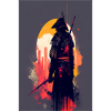 Samurai im Abstrakten