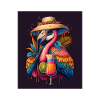 Flamingo Playing Musical Instruments Mexican
