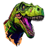 T. rex dangereux avant l’attaque