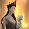 Dragon and Asian Queen
