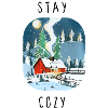 Hütte im Schnee