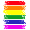 Regenbogenstreifen quer