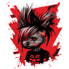 Punky Yorkshire Terrier