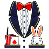 Magician Costume Halloween Magic Show Men Women Ki
