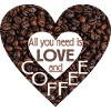 Kaffeebohnenherz - All you need
