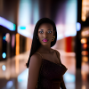 Dark Model in Shoppingmall