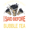 Lustiger Bubble Tea Spruch