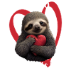 Sloth Sloths Happy Valentines Day