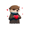 I steal hearts Otter