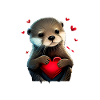 I steal hearts Otter