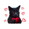 I steal hearts cat