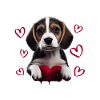 I steal hearts Dog Beagle