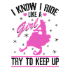 Ride Like Girl Snowmobile Snowmobile
