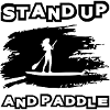 Skateboard SUP Surfen