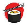 Maki sushi roll Red Sun