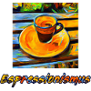 Expressionismus Espresso ergibt Espressionismus