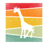 Giraffe Retro
