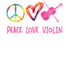 Violin Violinist Girl Tie Dye
