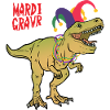 MARDI GRAWR DINOSAUR