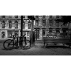 Noir Urbain Vélo Banc