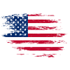 USA Flagge used