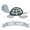 Shell yes turtle shirt