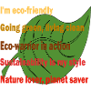 Eco warrior in action