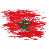 Drapeau du Maroc utilisé