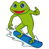 Frog Snowboarder Snowboard