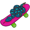 Snake Skater Skateboard