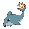 Delfin Volleyball Player Volleyball