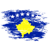 Kosovo flag used