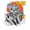 Giant Rat Sunset Japanese
