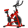 Red Bike Spin Bicycle
