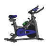 Blue Spin Bike