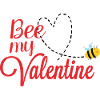 Bee my valentine