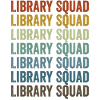 Library Squad Buchliebhaber Leser Bibliothekar