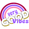 good vibes Regenbogen