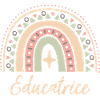 Cadeau Educatrice. Boho Rainbow éducatrice.