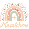 Cadeau Maraîchère. Boho Rainbow maraîchère.