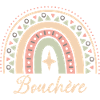 Cadeau Bouchère. Boho Rainbow bouchère.